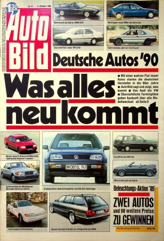 Deckblatt Auto Bild (41/1989)